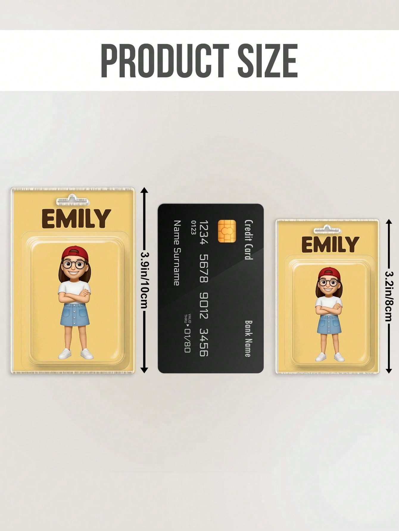 Personalized 2D Character Toy Charm